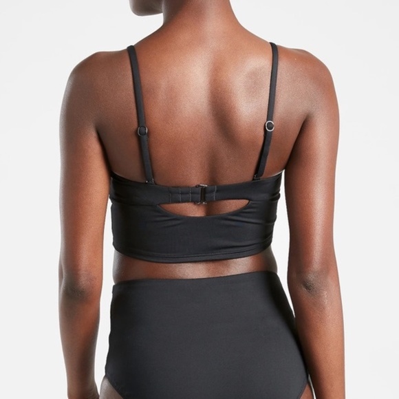 Athleta Villa Bra Cup Bikini Top Black NWT 32B/C - Picture 5 of 5
